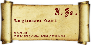 Margineanu Zseni névjegykártya